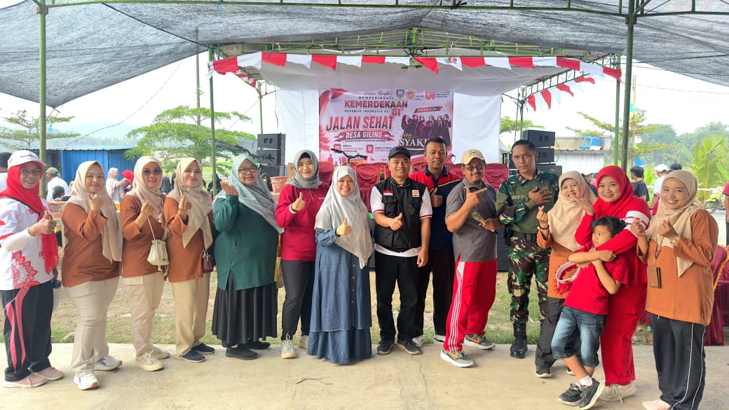 Jalan Sehat HUT ke-81 RI di Desa Giling, Ida Nurul Farida Ajak Warga Perkuat Nasionalisme dan Kebersamaan